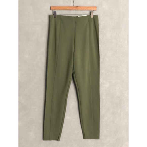 On 34th Women's Size Large High Rise Skinny Trouser Pants Olive NEW - Picture 1 of 6